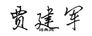 骆恒光贾建军行书个性签名怎么写