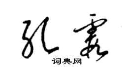 梁锦英孔霞草书个性签名怎么写
