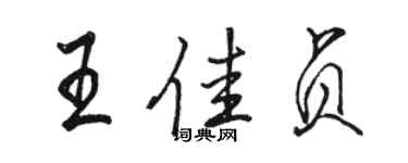 骆恒光王佳贞行书个性签名怎么写