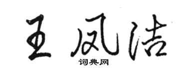 骆恒光王凤洁行书个性签名怎么写