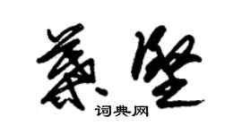 朱锡荣叶坚草书个性签名怎么写