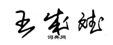 朱锡荣王成斌草书个性签名怎么写