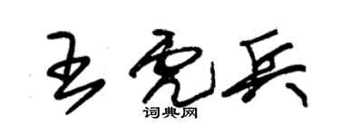 朱锡荣王虎兵草书个性签名怎么写