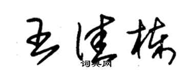 朱锡荣王佳栋草书个性签名怎么写