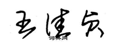 朱锡荣王佳贞草书个性签名怎么写
