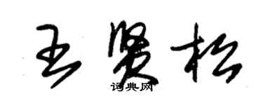 朱锡荣王贤松草书个性签名怎么写