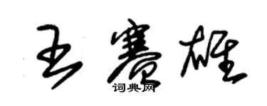 朱锡荣王赛雄草书个性签名怎么写