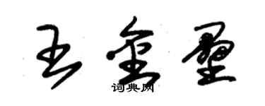 朱锡荣王金垒草书个性签名怎么写