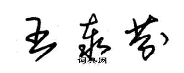 朱锡荣王泰芬草书个性签名怎么写