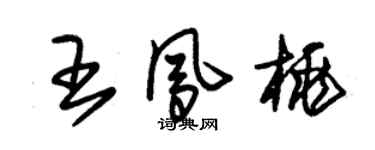 朱锡荣王凤桃草书个性签名怎么写