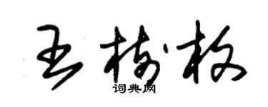 朱锡荣王树枚草书个性签名怎么写