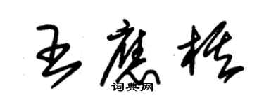朱锡荣王应棋草书个性签名怎么写